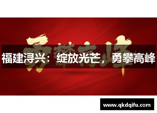 福建浔兴:绽放光芒,勇攀高峰 福建浔兴:绽放光芒,勇攀高峰